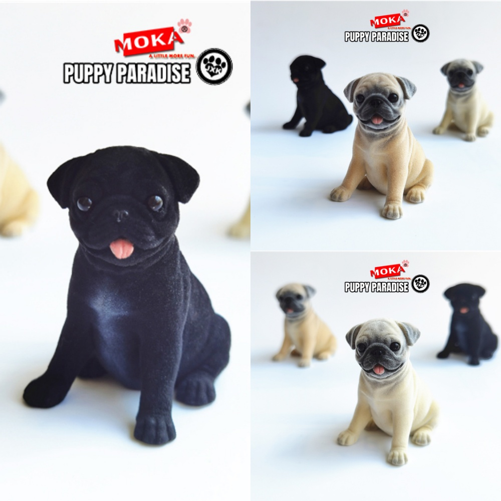 Pet Supplies Delivery - High Quality JXK2035 1/6 Flocked Pug