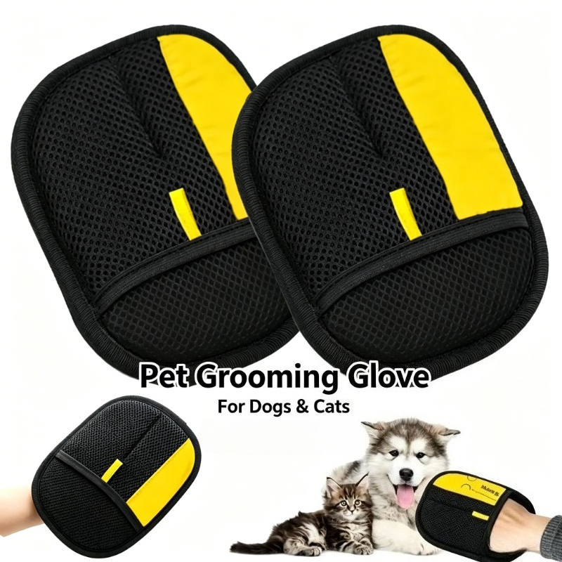 Pet Hair Remover Brush - Double-Sided Electrostatic Pet Hair Remover Glove