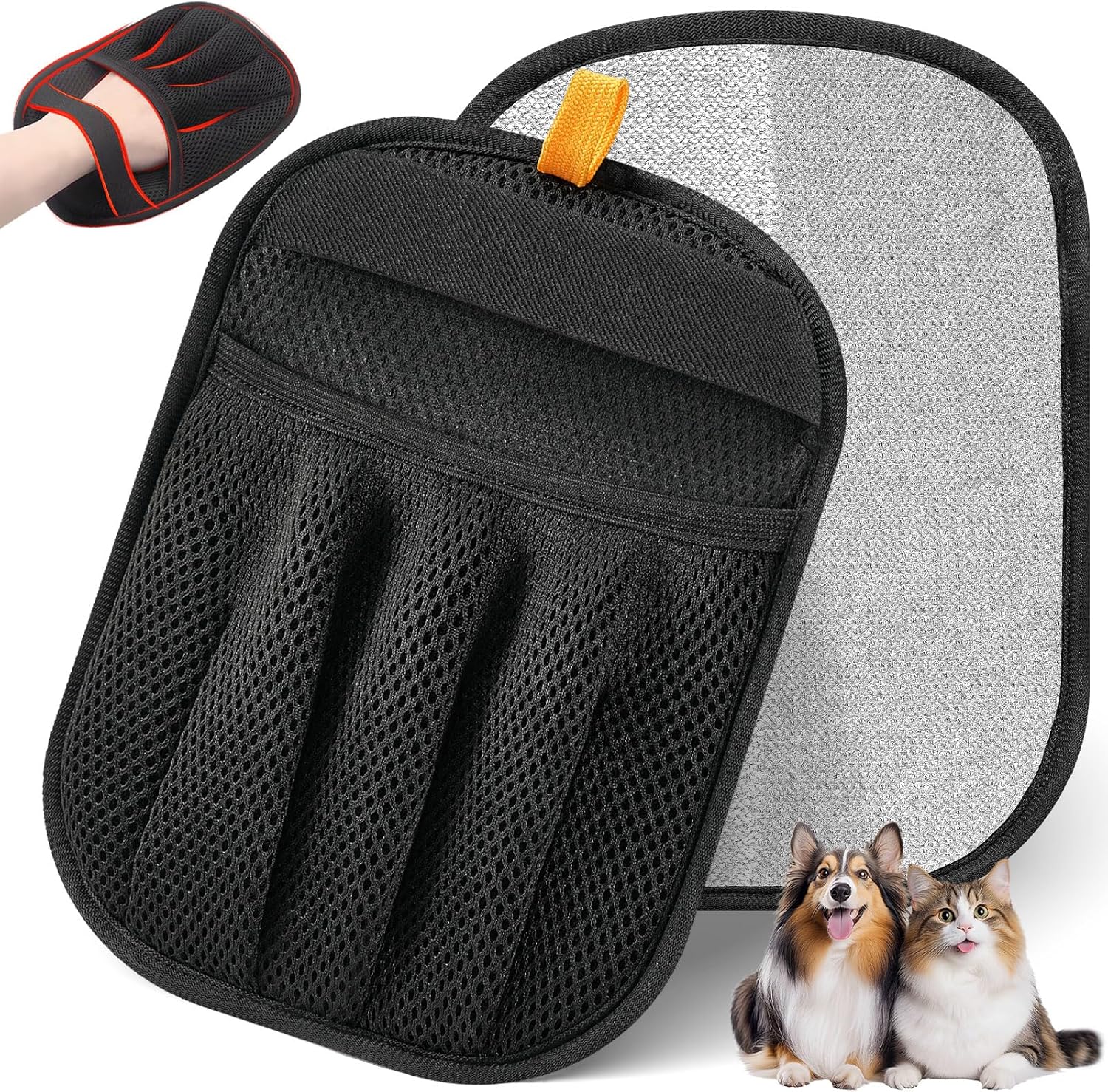 Pet Hair Remover Brush - Pet Hair Removal Glove for Cats