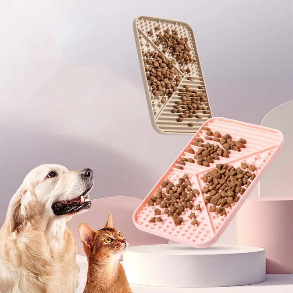 Slow Feeder Dog Bowl - Silicone Material Pet Lick Mat Suction