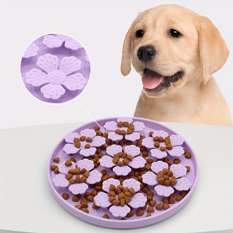 Slow Feeder Dog Bowl - Silicone Pet Slow Feeder Mat Dog
