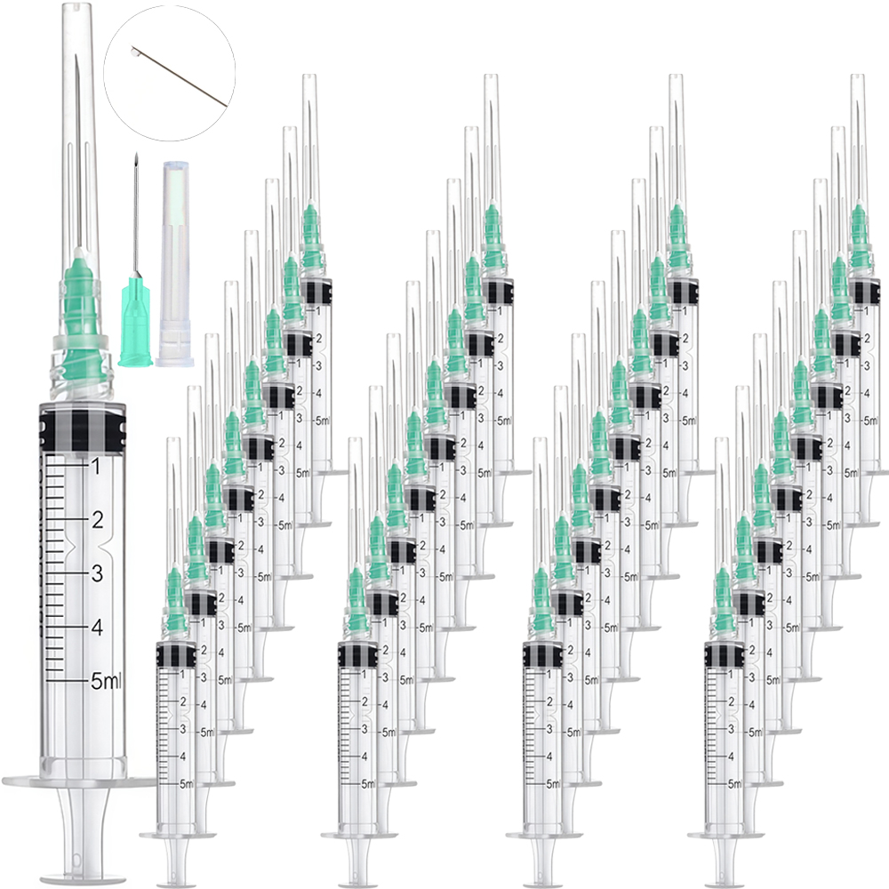 Pet Supplies Delivery - 50 Pieces of 5ml Luer-Lock Syringes,