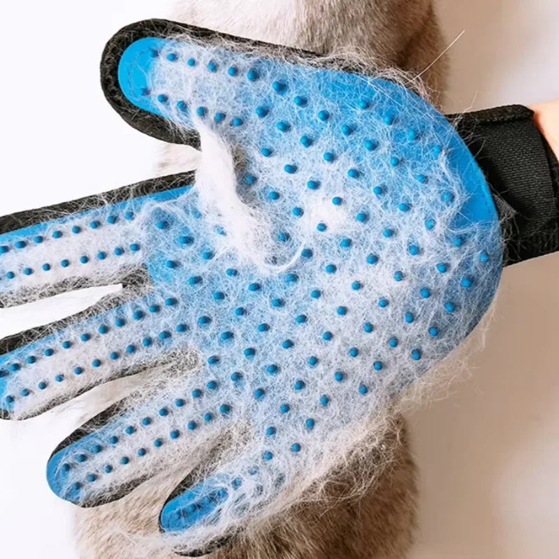 Pet Grooming Glove Gentle Sili - Pet Hair Remover Brush บทวิจารณ์และราคา