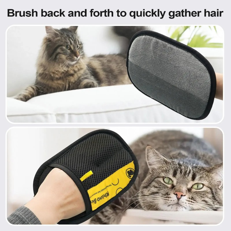 Double-Sided Electrostatic Pet - Pet Hair Remover Brush บทวิจารณ์และราคา