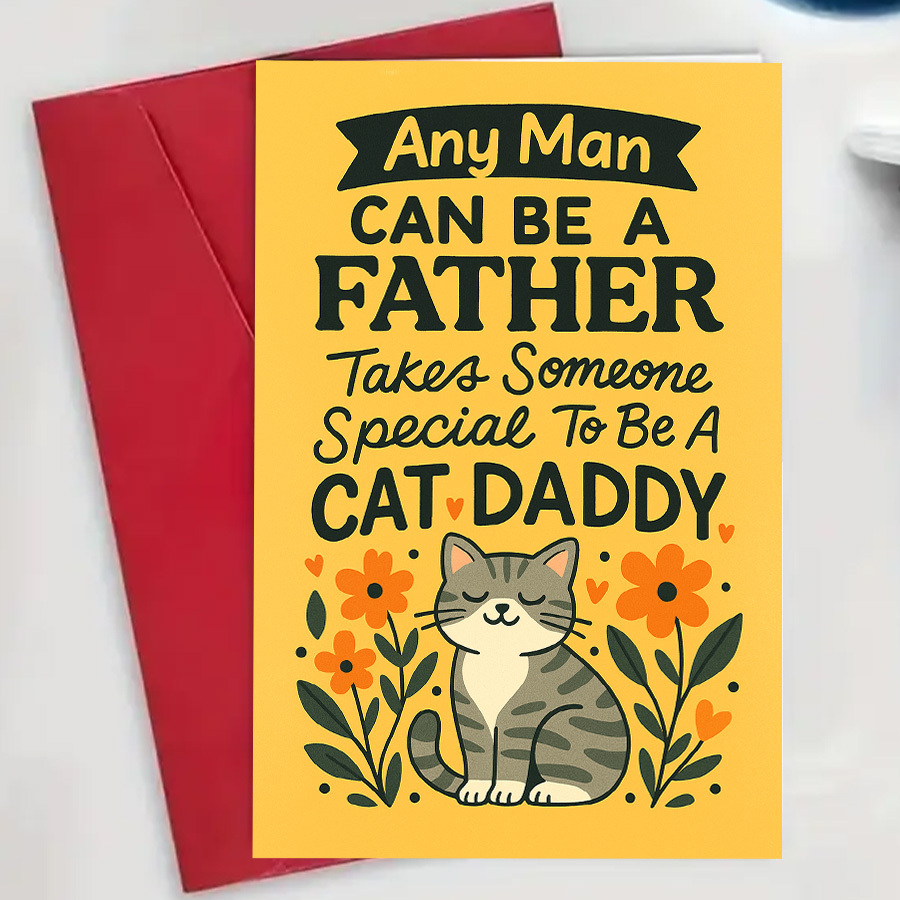1Pcs Father's Day Greeting Car - Pet Supplies Gift Card บทวิจารณ์และราคา