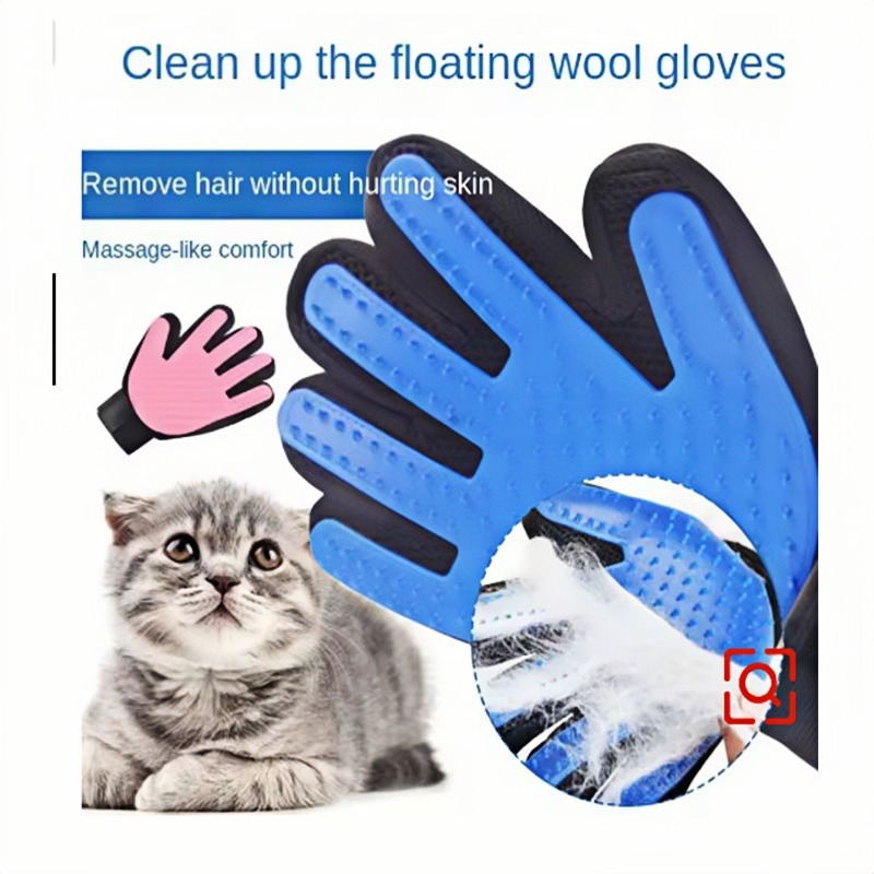 Pet Hair Glove Comb Pet Dog Ca - Pet Hair Remover Brush บทวิจารณ์และราคา