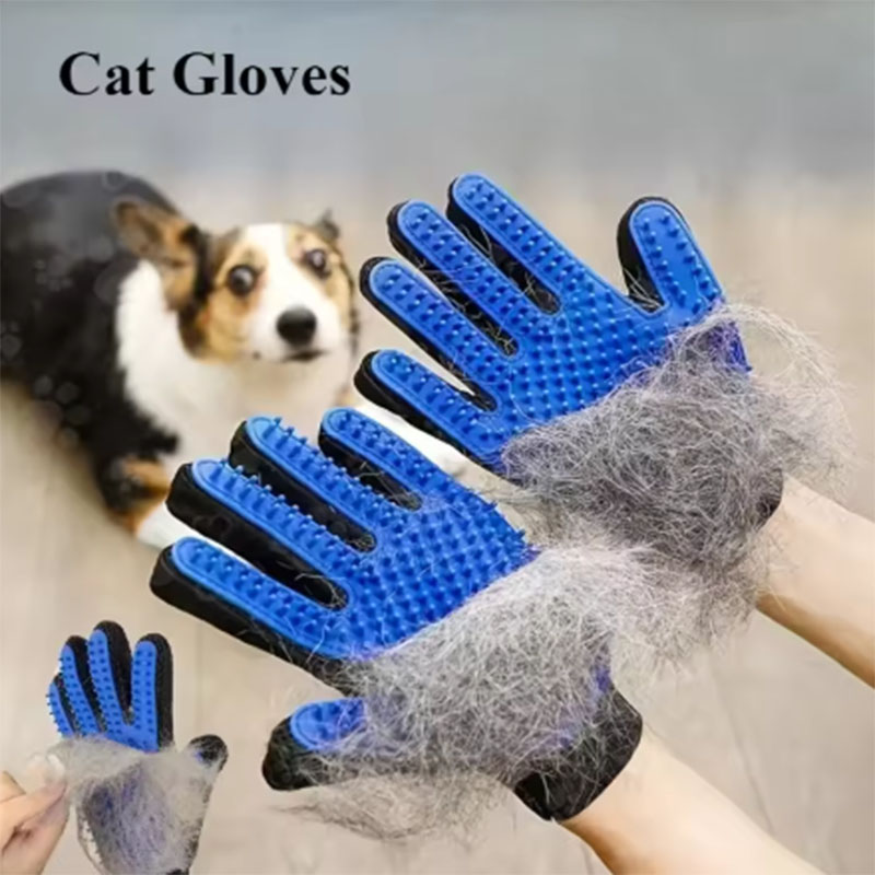 Pet Hair Glove Comb Pet Dog Ca - Pet Hair Remover Brush บทวิจารณ์และราคา