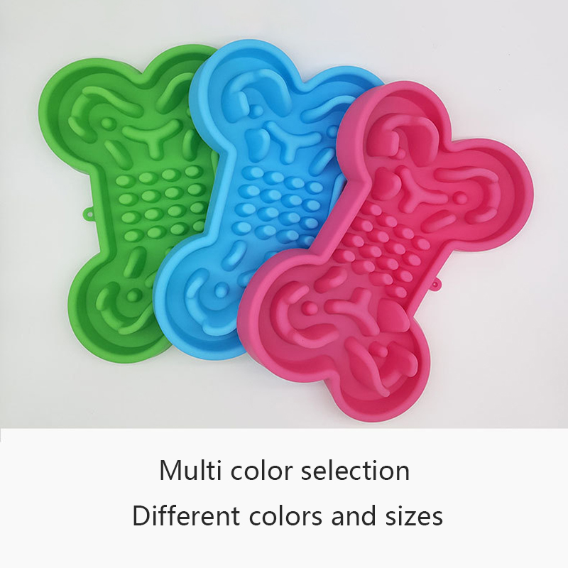 Pet Slow Food Bowl Silicone Bo - Slow Feeder Dog Bowl บทวิจารณ์และราคา