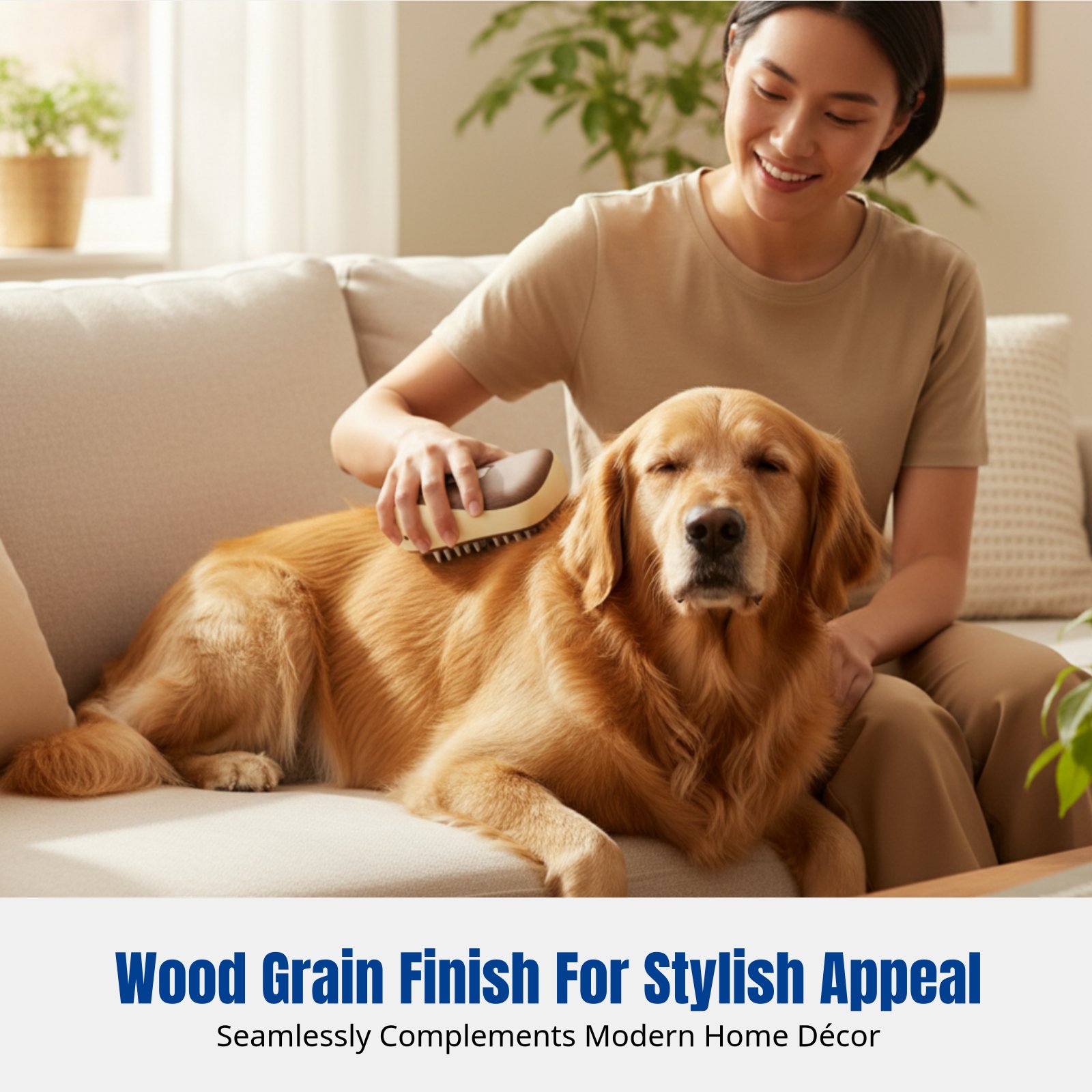 Steam Spray Pet Comb, Wooden T - Pet Hair Remover Brush บทวิจารณ์และราคา