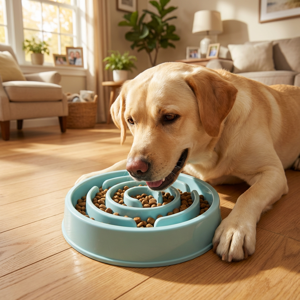 Slow Feeder Dog Bowl - Non-Sli - Slow Feeder Dog Bowl บทวิจารณ์และราคา