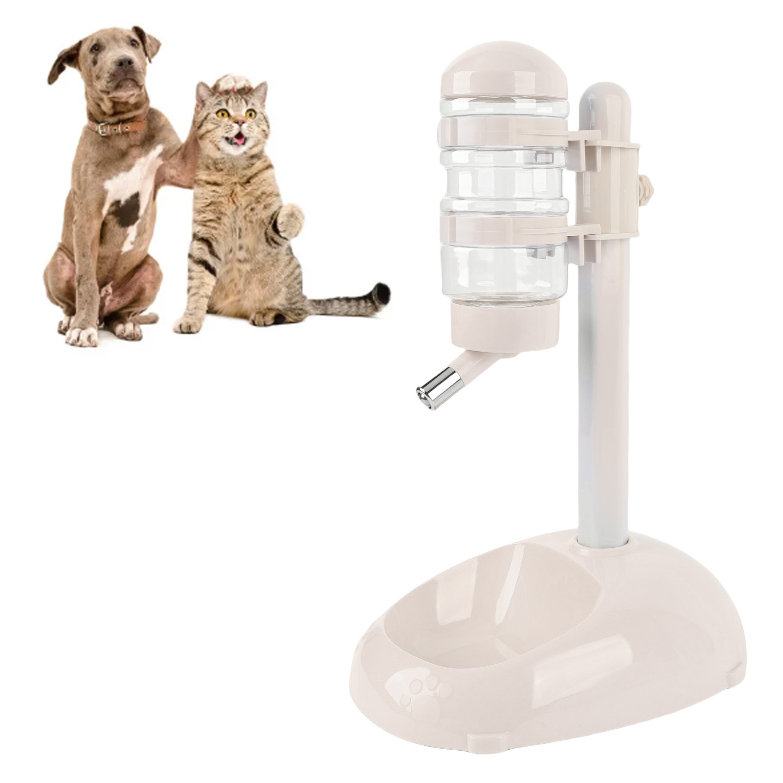 Bowl Bottle Standing Dispenser - Slow Feeder Dog Bowl บทวิจารณ์และราคา