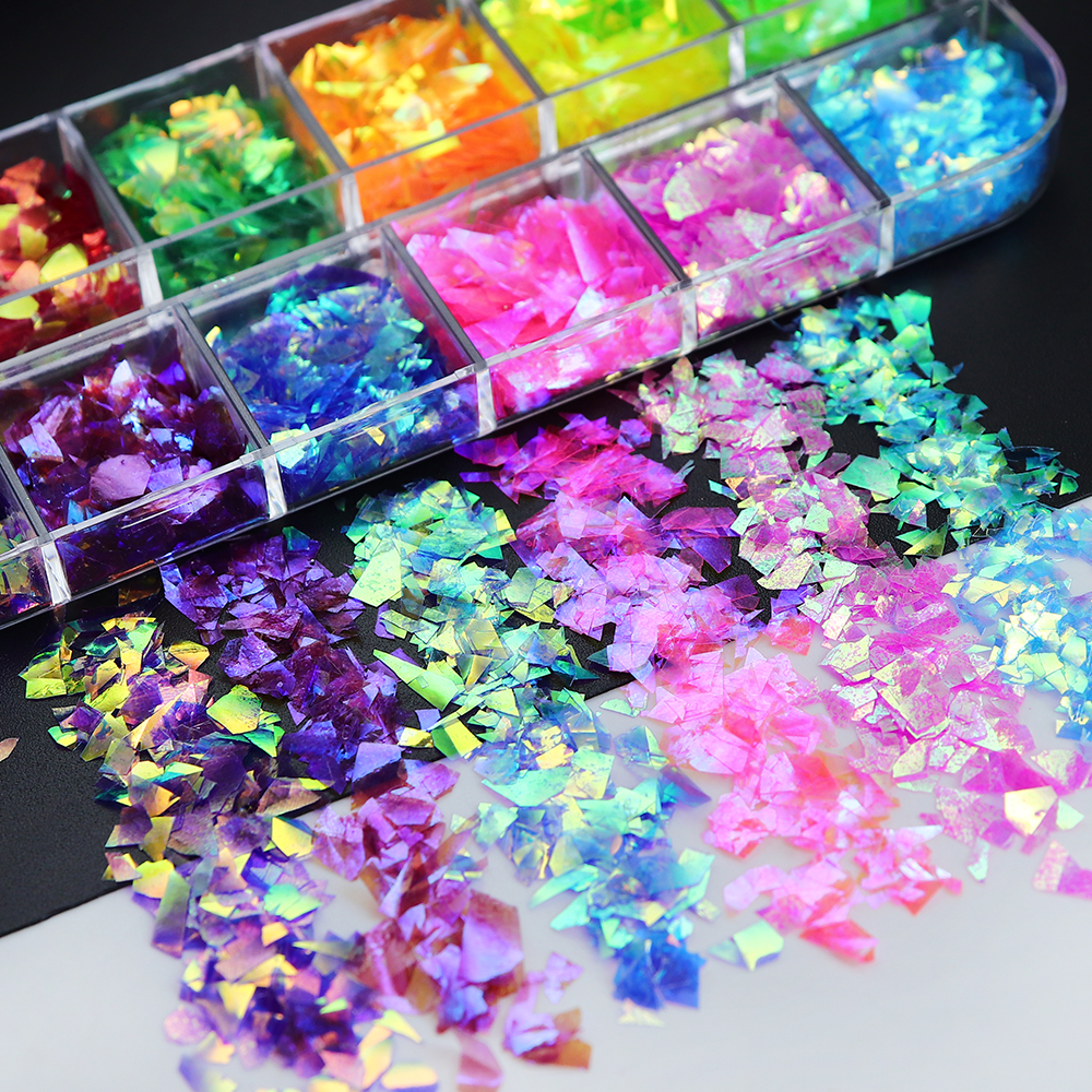 12 Grids/Box Iridescent Glitte - Pet Supplies Delivery บทวิจารณ์และราคา