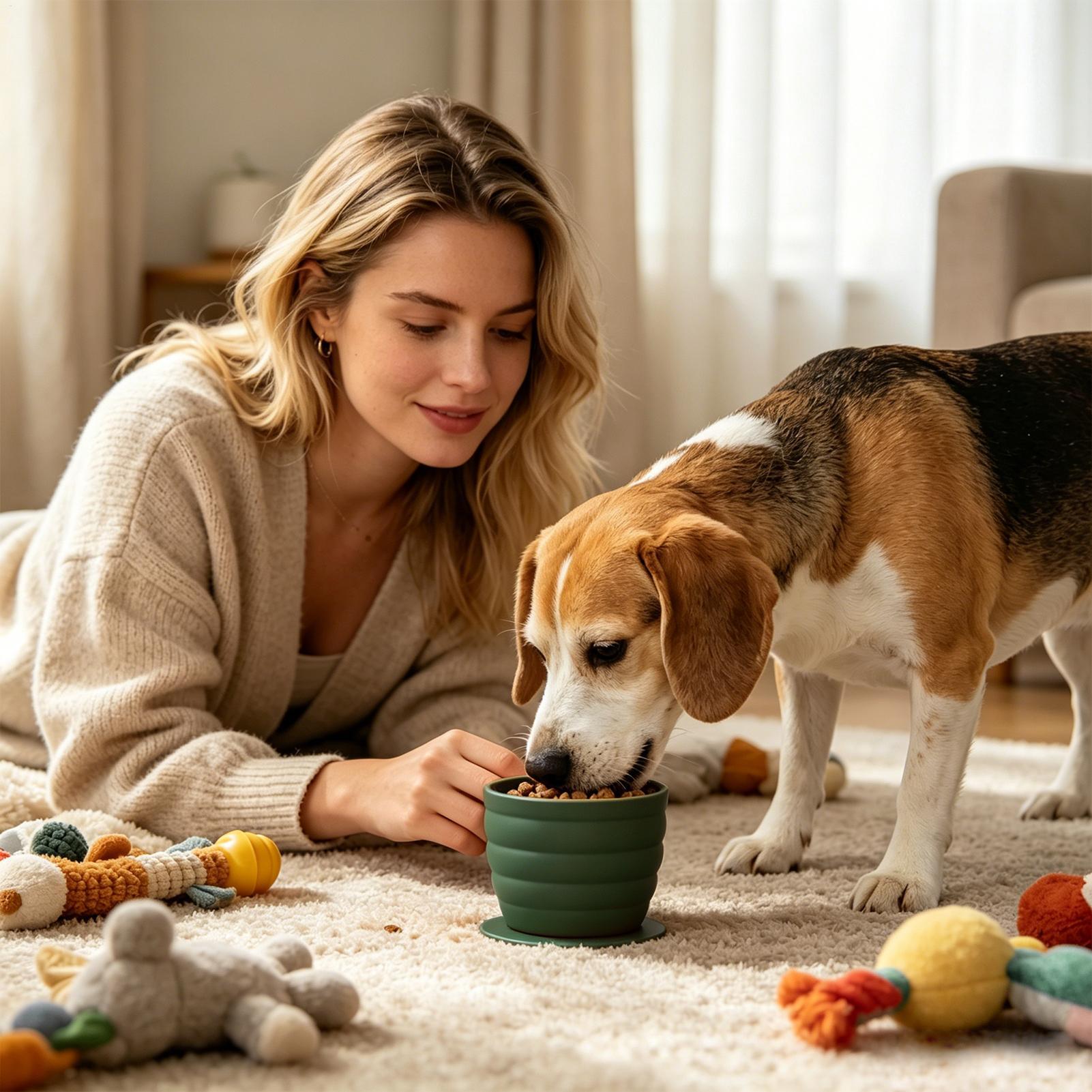 Slow Feeder Silicone Pet Bowl  - Slow Feeder Dog Bowl บทวิจารณ์และราคา
