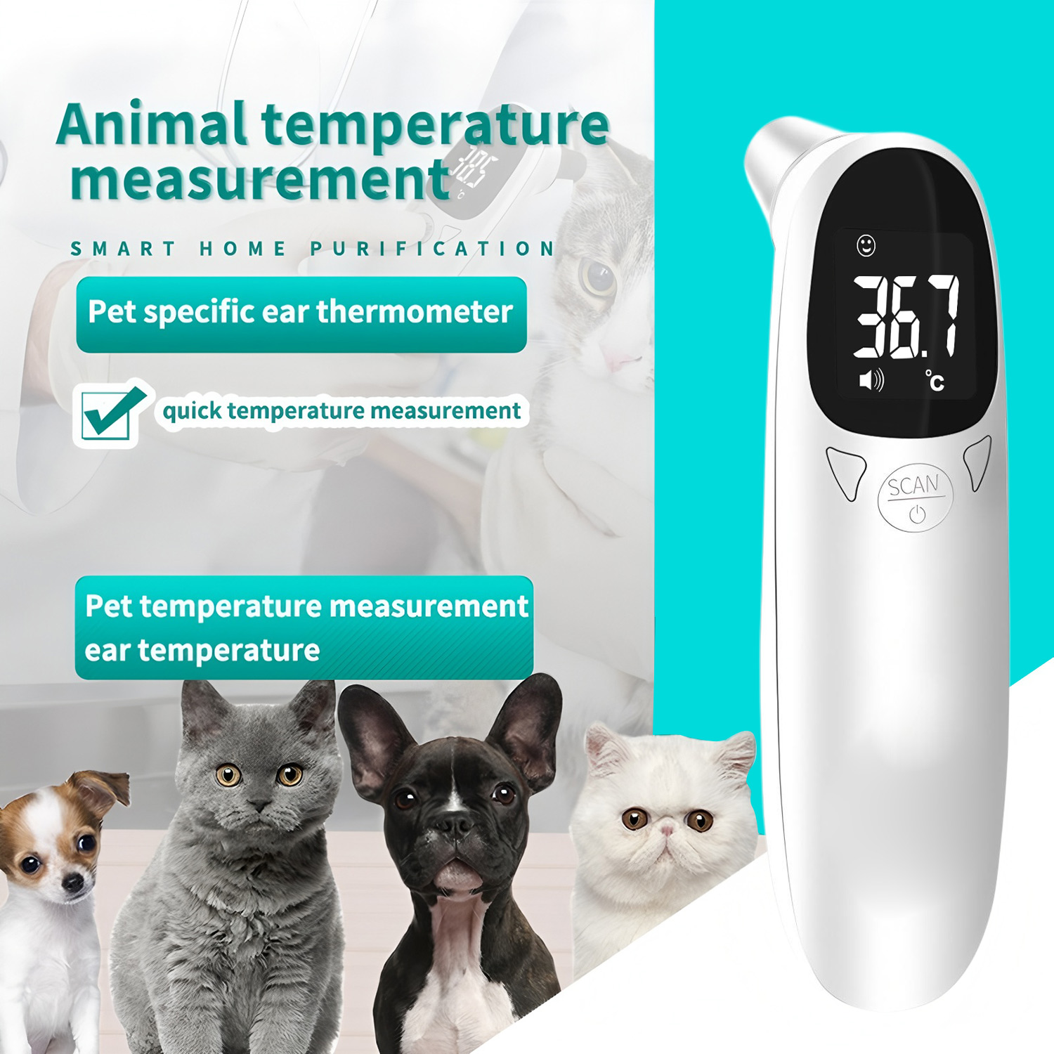 Pet Ear Digital Thermometer No - Pet Supplies Warehouse บทวิจารณ์และราคา