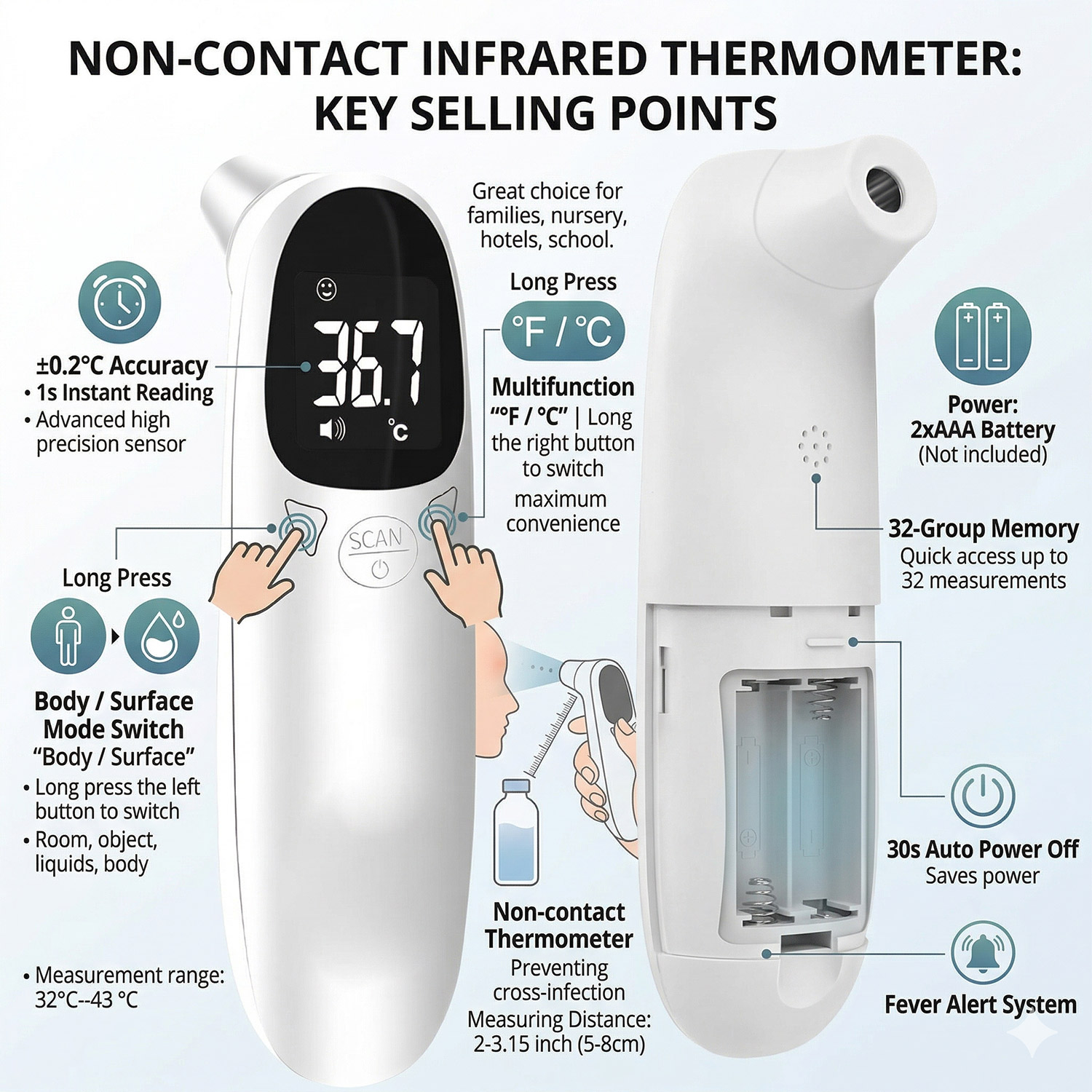 Pet Ear Digital Thermometer No - Pet Supplies Warehouse บทวิจารณ์และราคา