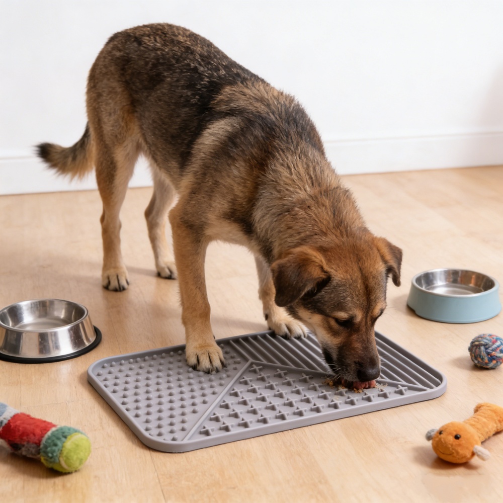 Silicone Material Pet Lick Mat - Slow Feeder Dog Bowl บทวิจารณ์และราคา