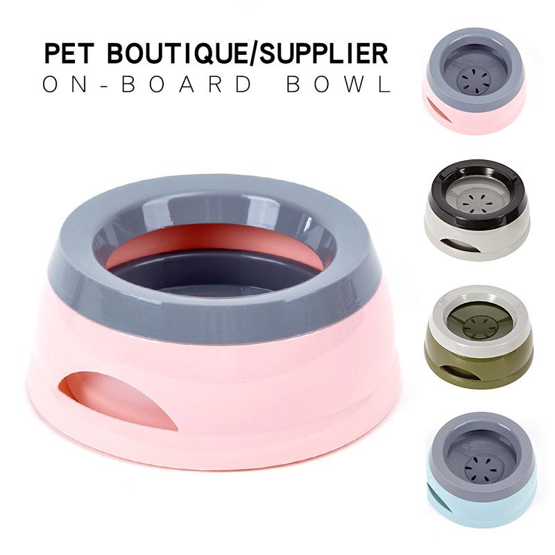 Can be Used on the Car Pet Dog - Slow Feeder Dog Bowl บทวิจารณ์และราคา