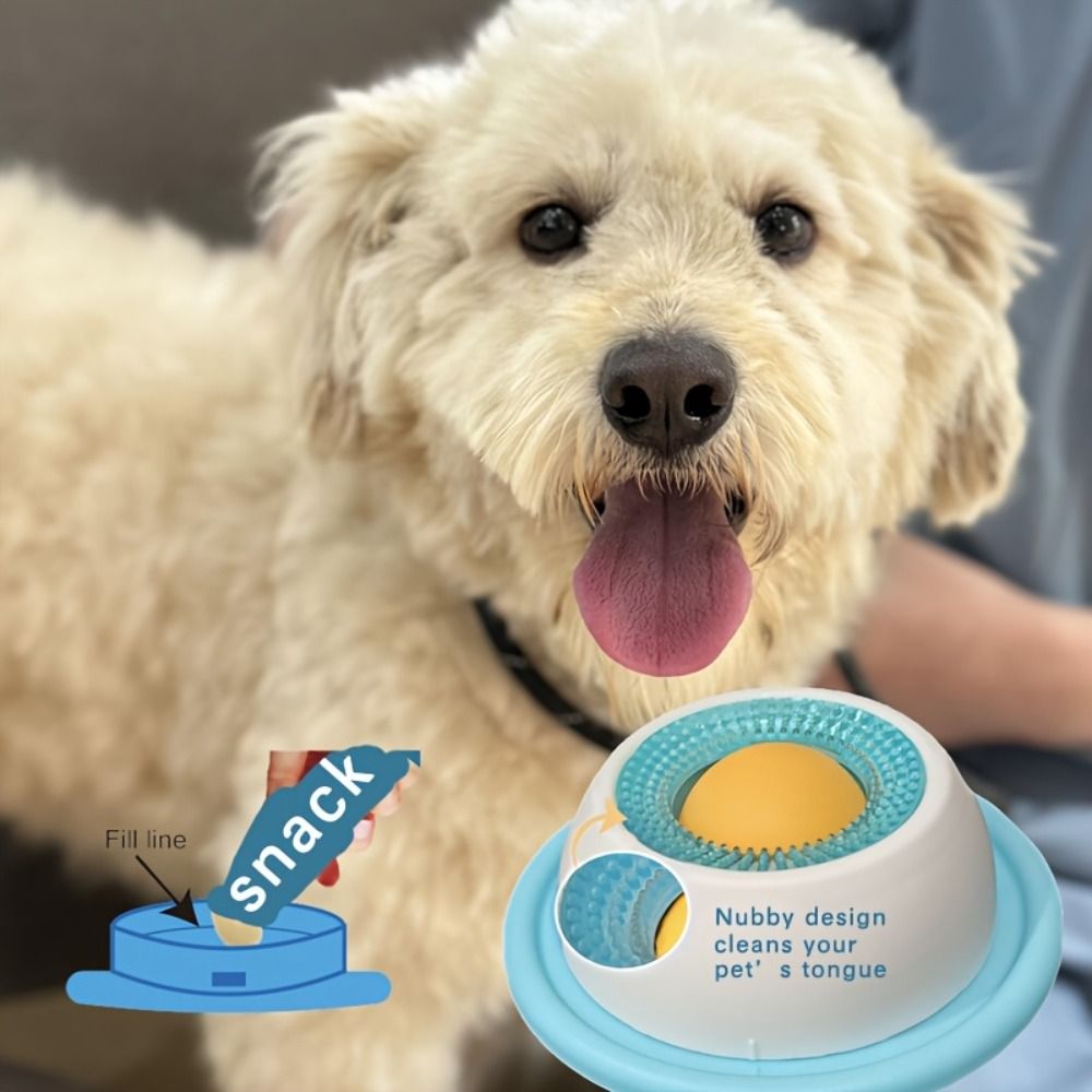 Funny Interactive Pet Lick Toy - Slow Feeder Dog Bowl บทวิจารณ์และราคา