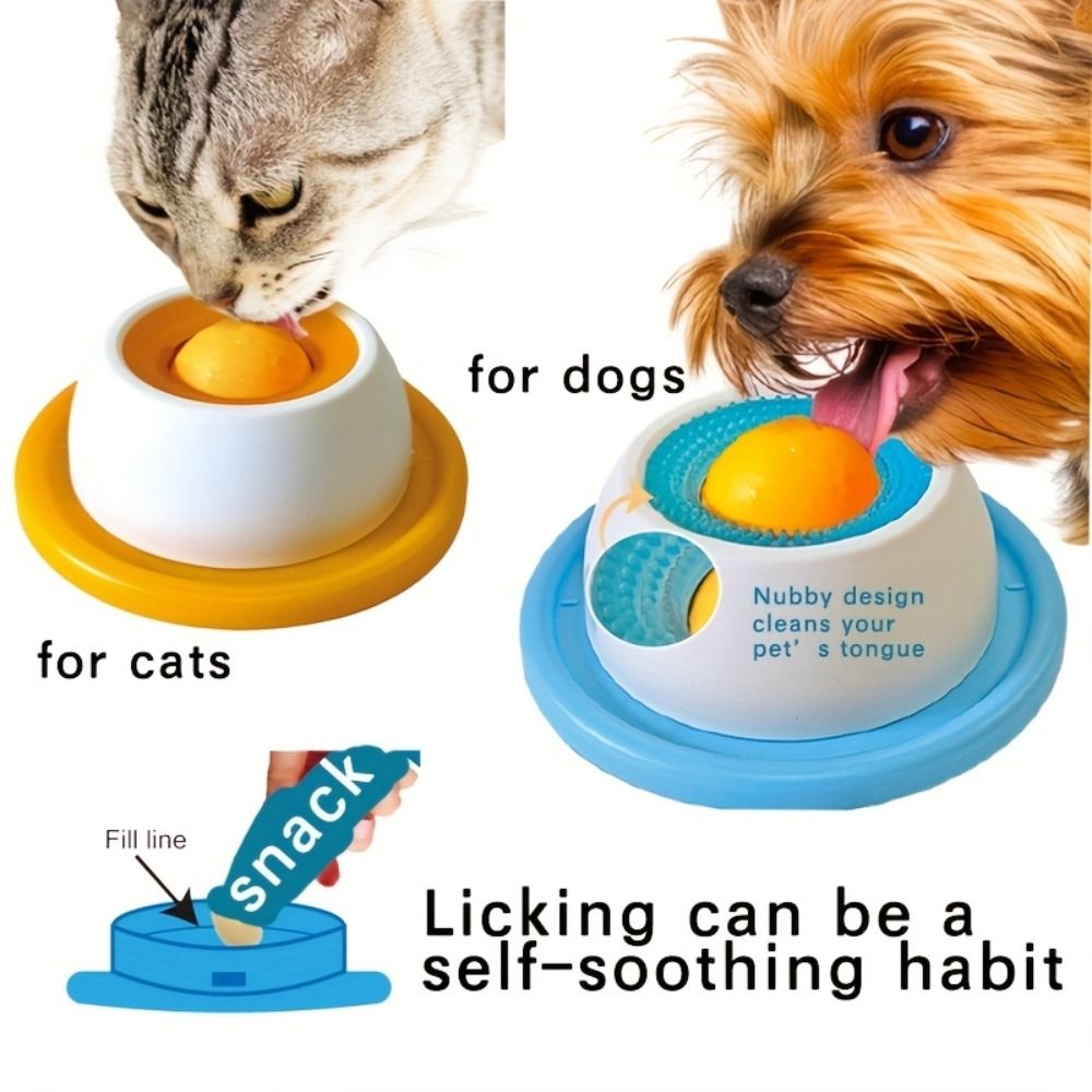 Funny Interactive Pet Lick Toy - Slow Feeder Dog Bowl บทวิจารณ์และราคา