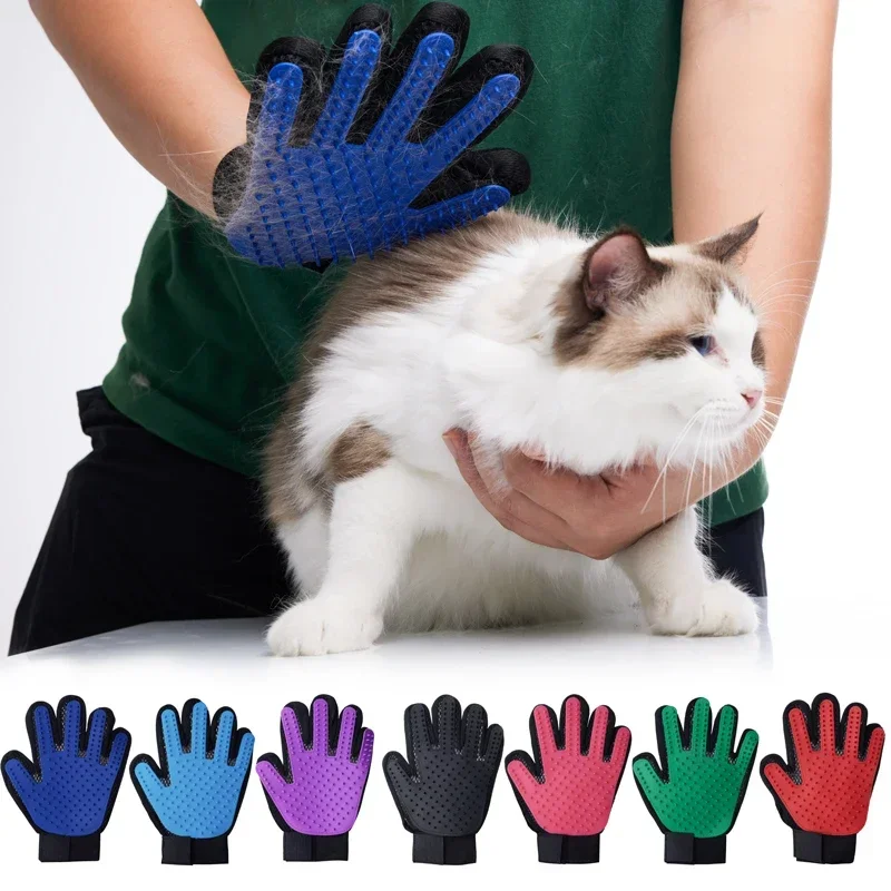 Pet Hair Remove Gloves Rubber  - Pet Hair Remover Brush บทวิจารณ์และราคา