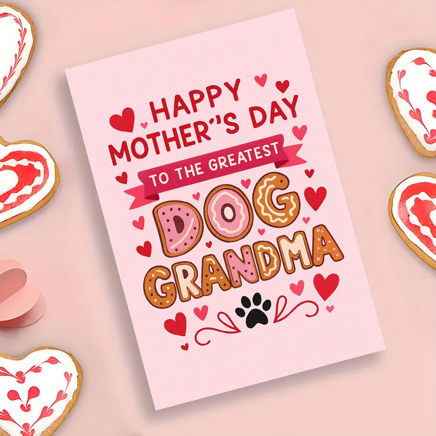 1Pcs Mother's Day Greeting Car - Pet Supplies Gift Card บทวิจารณ์และราคา
