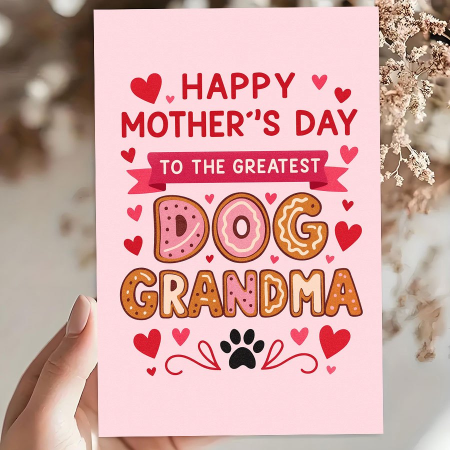 1Pcs Mother's Day Greeting Car - Pet Supplies Gift Card บทวิจารณ์และราคา
