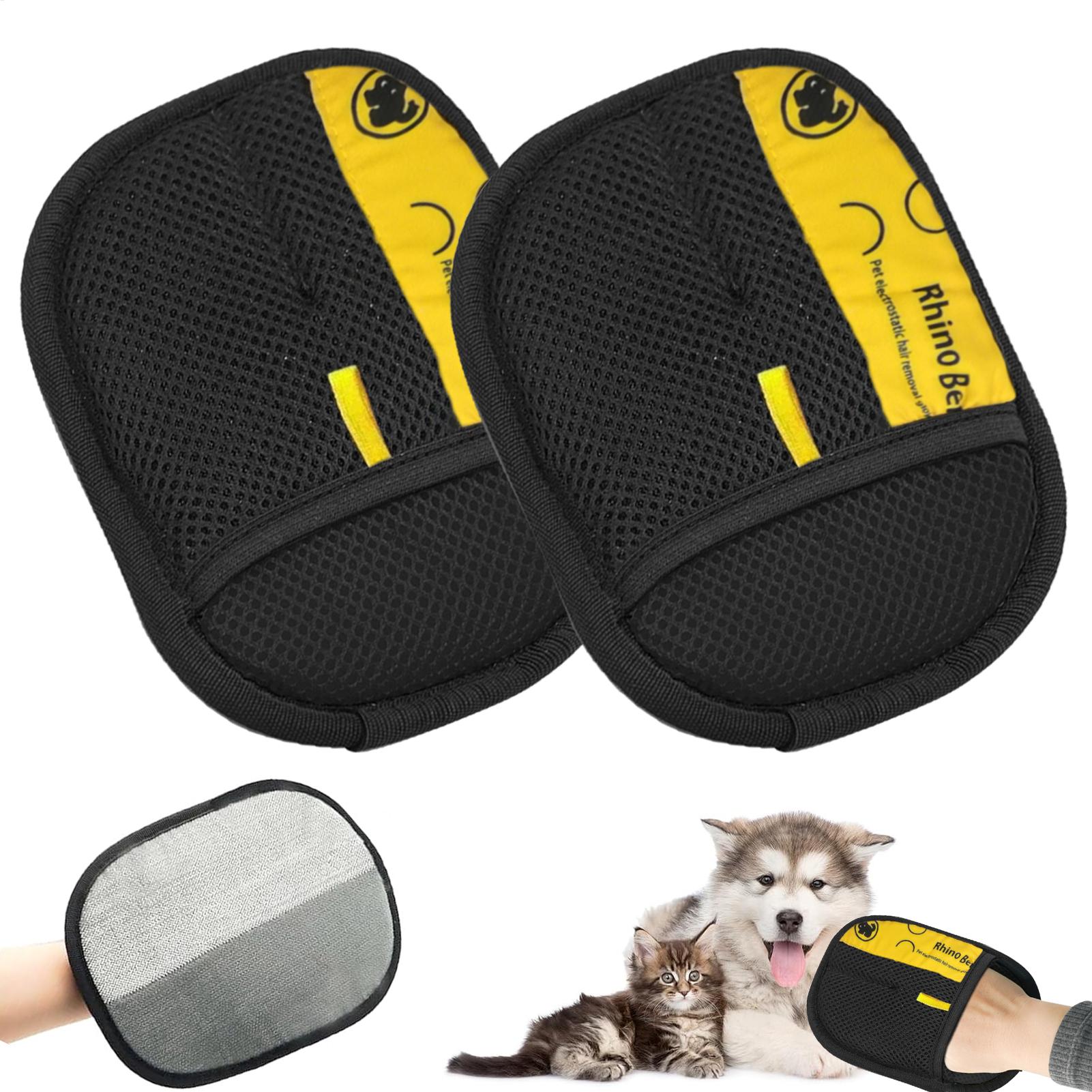 1 Pair Static Removal Gloves F - Pet Hair Remover Brush บทวิจารณ์และราคา