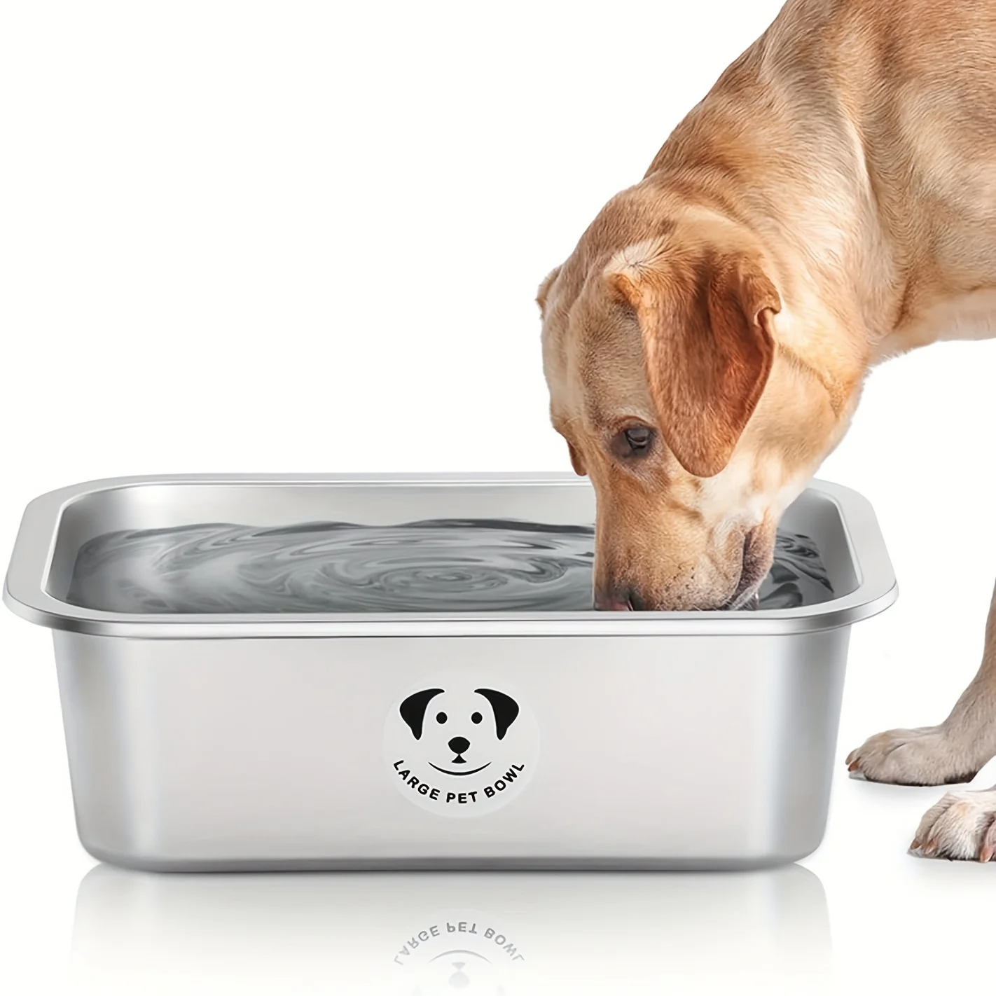 Pet Stainless Steel Dog Bowl P - Slow Feeder Dog Bowl บทวิจารณ์และราคา