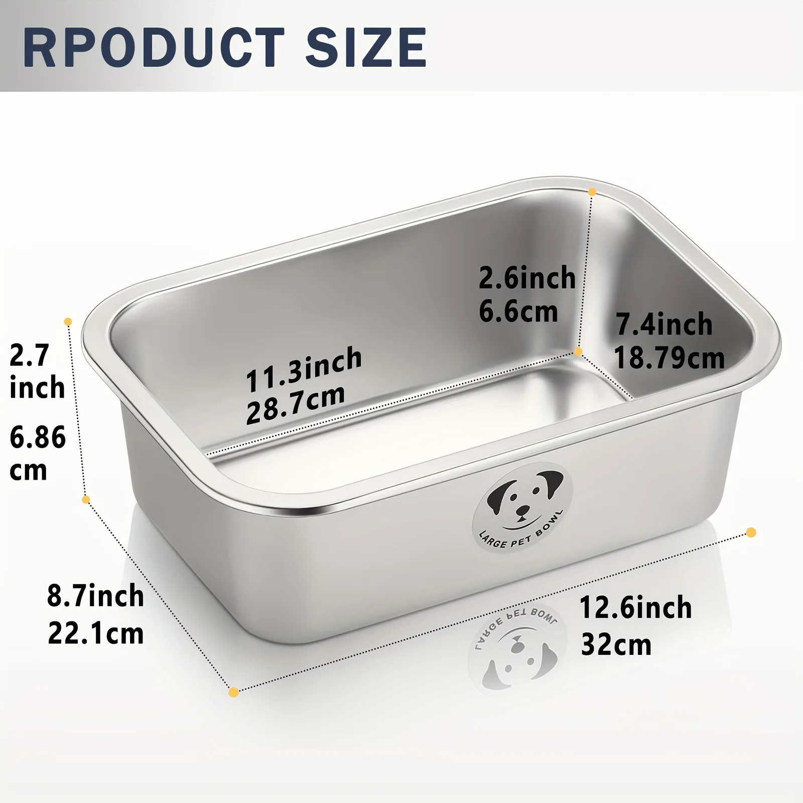 Pet Stainless Steel Dog Bowl P - Slow Feeder Dog Bowl บทวิจารณ์และราคา