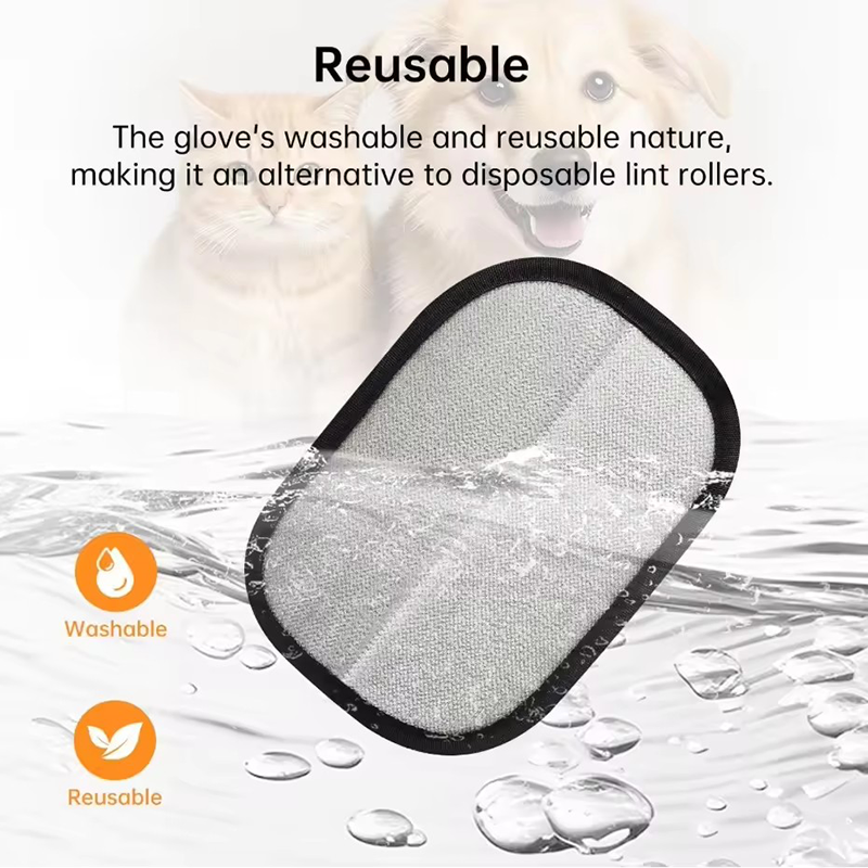 Pet Hair Remover Glove Double  - Pet Hair Remover Brush บทวิจารณ์และราคา