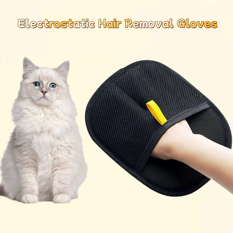 Pet Gloves for Cat Dog Hair Re - Pet Hair Remover Brush บทวิจารณ์และราคา