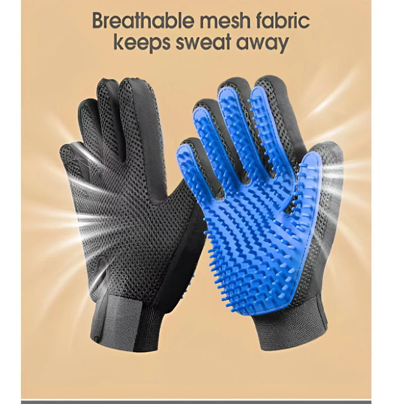 Pet Hair Glove Comb Pet Dog Ca - Pet Hair Remover Brush บทวิจารณ์และราคา