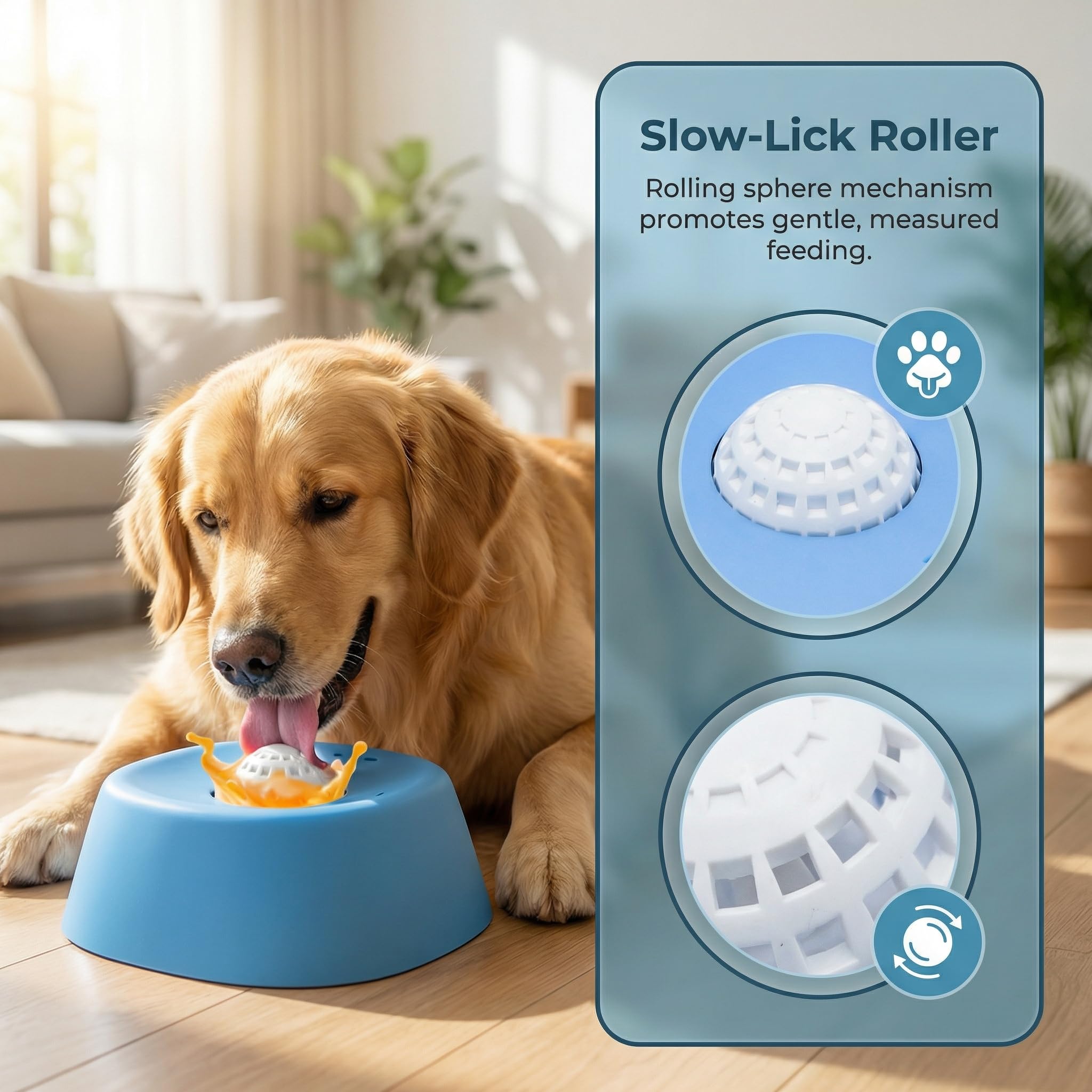 Dog lick Bowl Slow Feeder Dog  - Slow Feeder Dog Bowl บทวิจารณ์และราคา