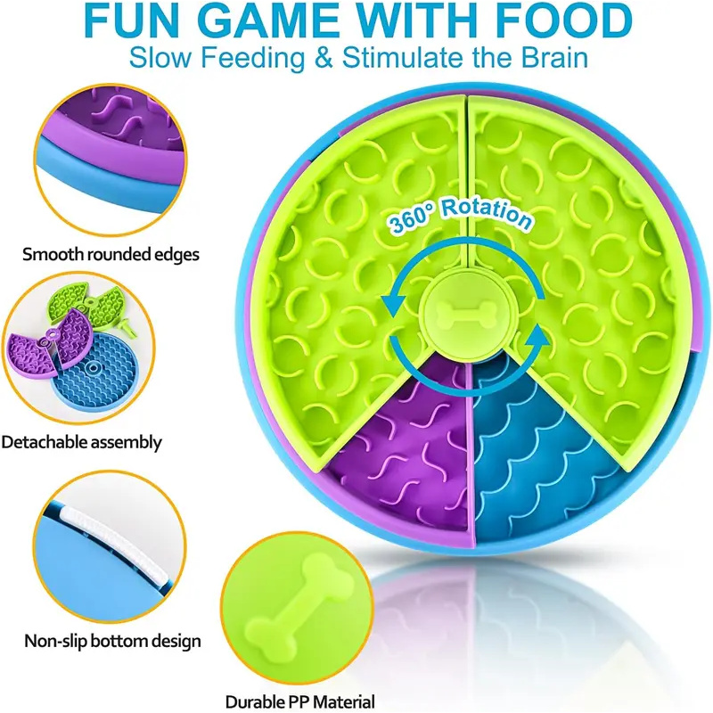Dog Puzzle Slow Feeder Interac - Slow Feeder Dog Bowl บทวิจารณ์และราคา